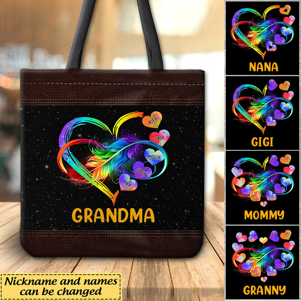 Grandma Custom Name My Favorite People Tote Bag - 84Hoods